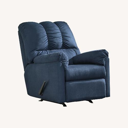 Used Ashley Furniture Blue Fabric Recliner for sale on AptDeco