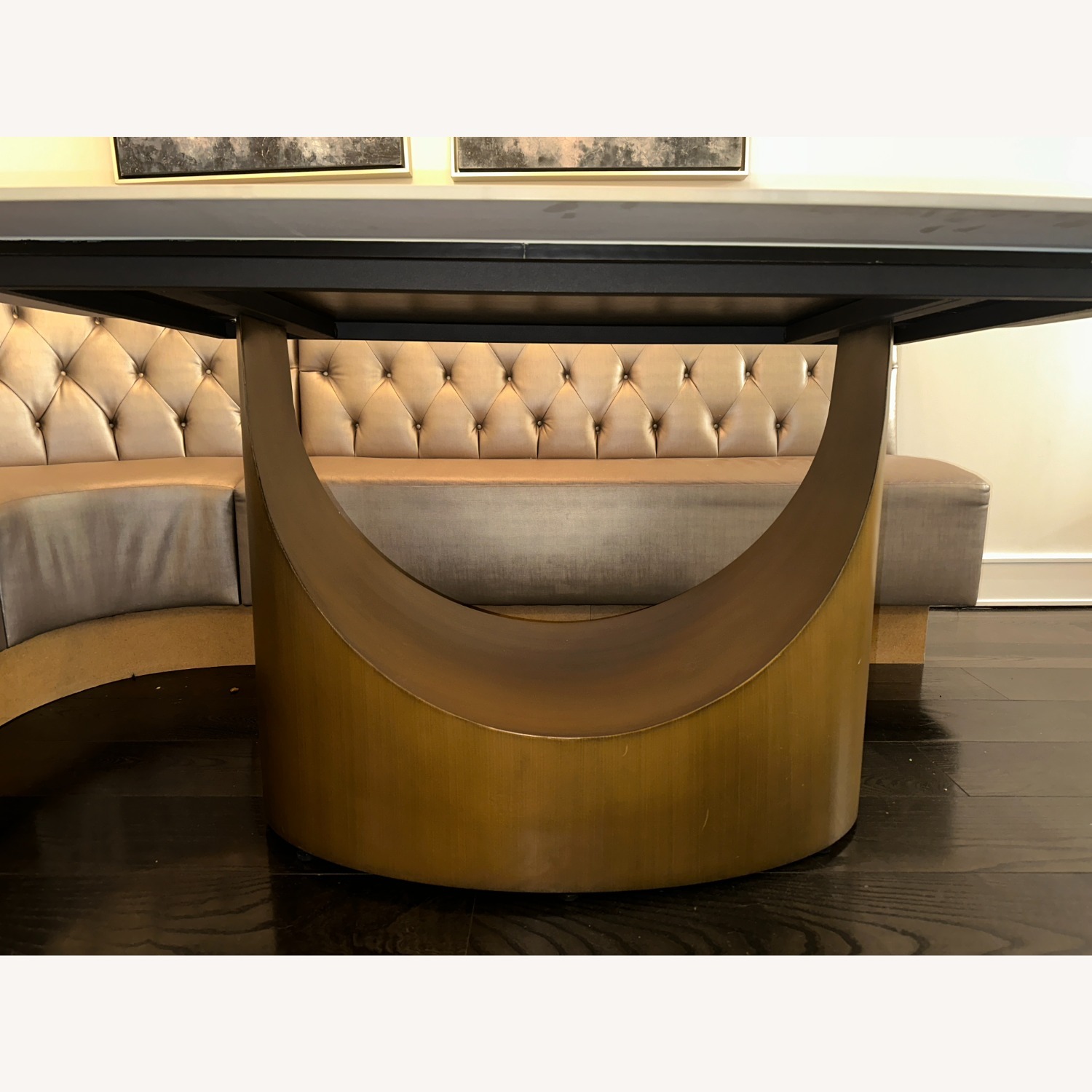 Aliyas White Marble Dining Table - image-7