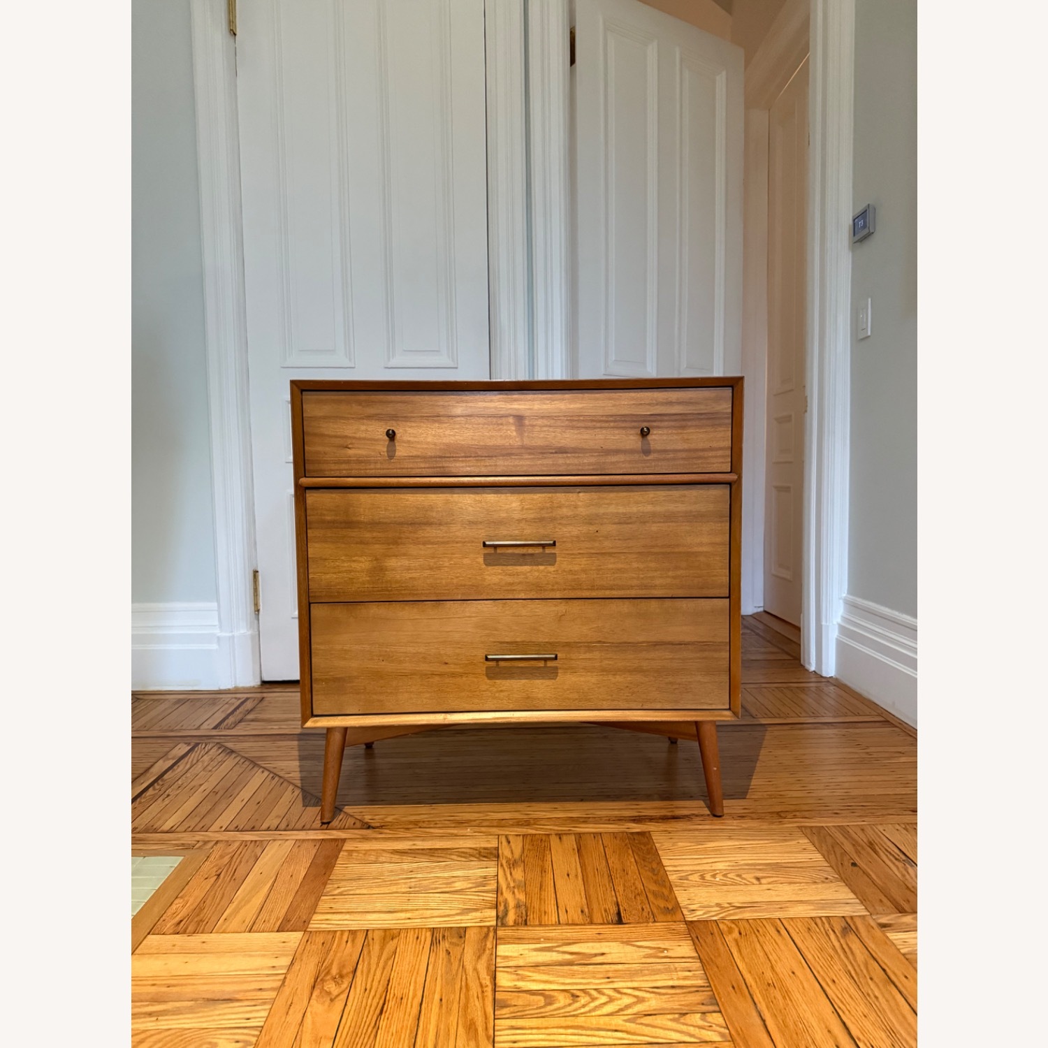 West Elm Midcentury Light Brown Wood Dresser - image-2