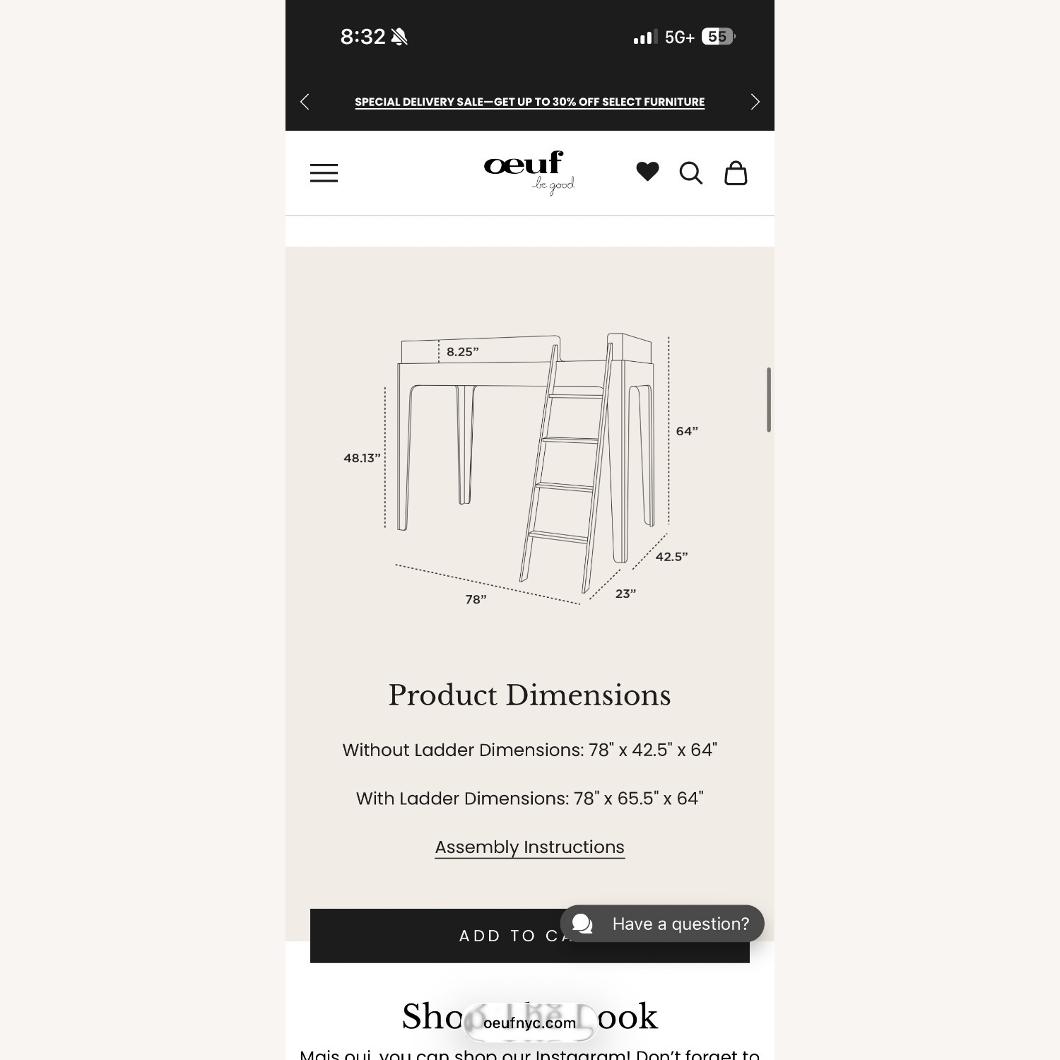 Perch Twin Loft Bed  - image-7