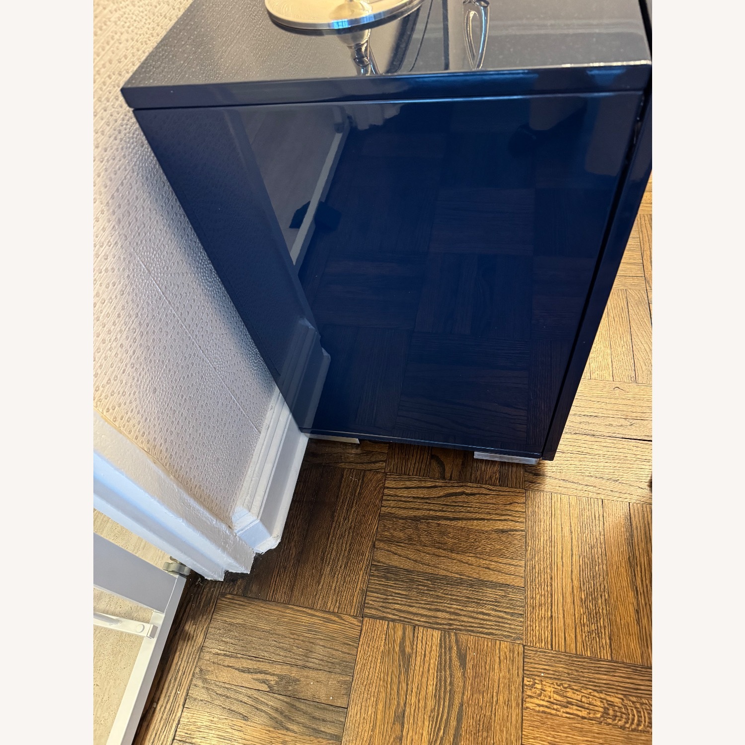 CB2 Lacquer Console Blue  - image-2