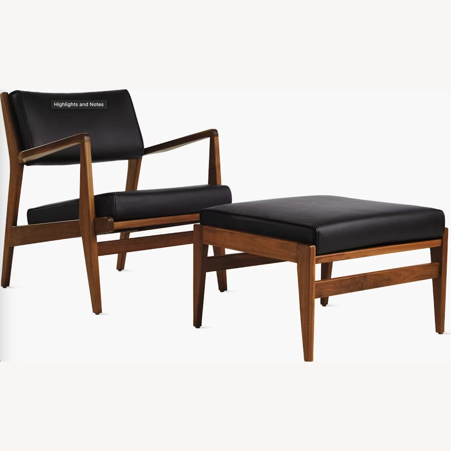 Design Within Reach Jens Chair and Ottoman  - image-5