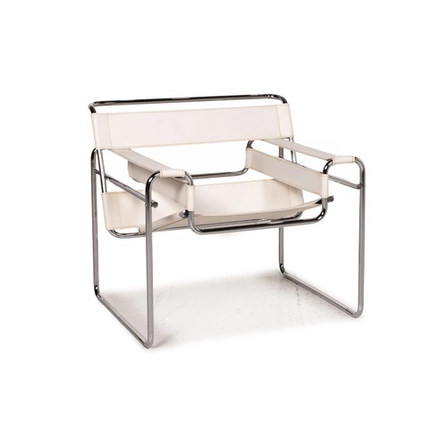 Used Knoll Wassily White Metal Armchair for sale on AptDeco