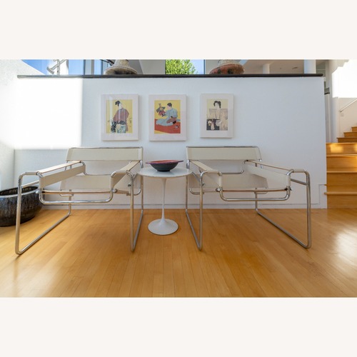 Used Knoll Wassily White Metal Armchair for sale on AptDeco