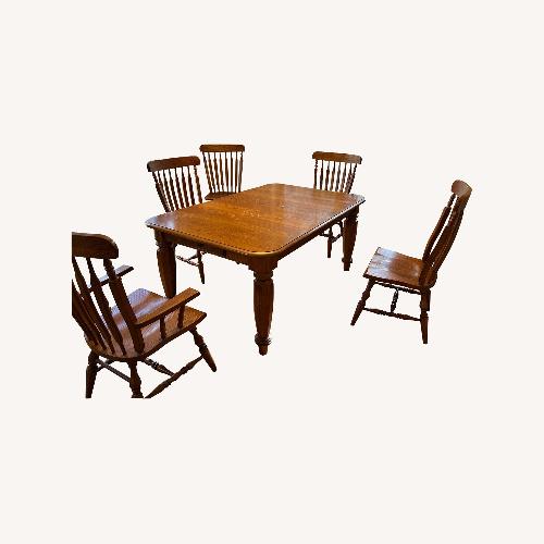 Used Cochrane Light Brown Wood Dining Sets for sale on AptDeco