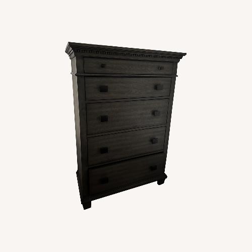 Used Light Gray Wood Dresser for sale on AptDeco