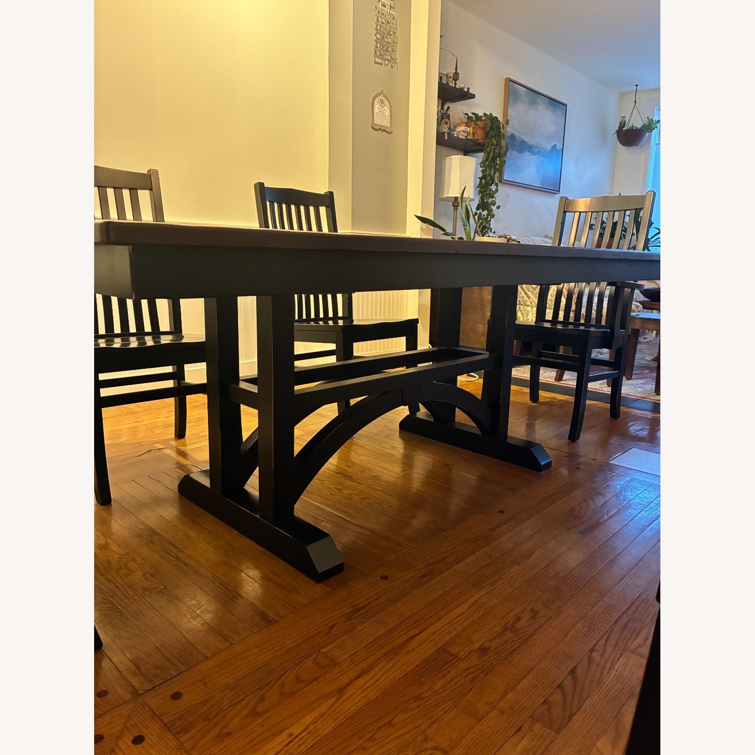 Dark Brown Wood Dining Sets - image-3