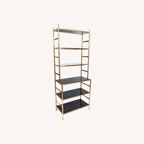 Used Vintage/Antique Black Lacquer Bookcase for sale on AptDeco