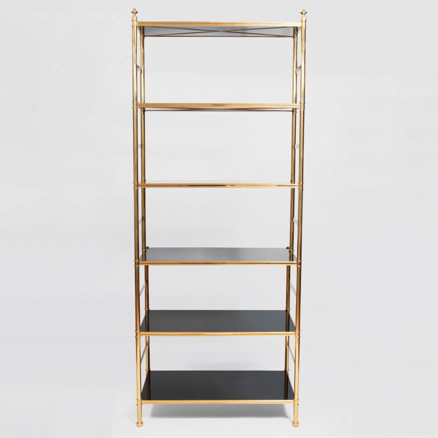 Vintage/Antique Black Lacquer Bookcase - image-3