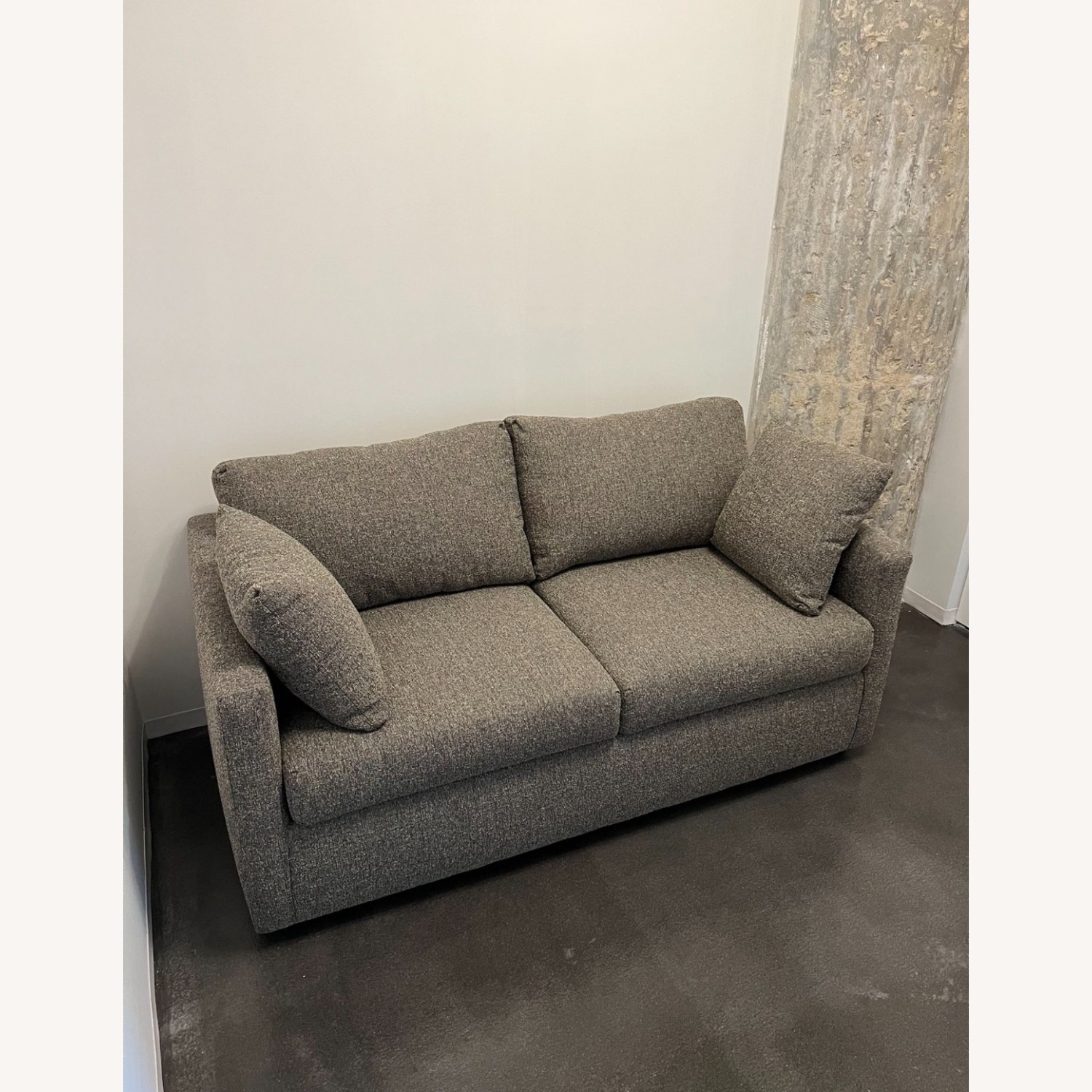 Joss & Main Dark Gray Fabric Sleeper Sofa - image-2