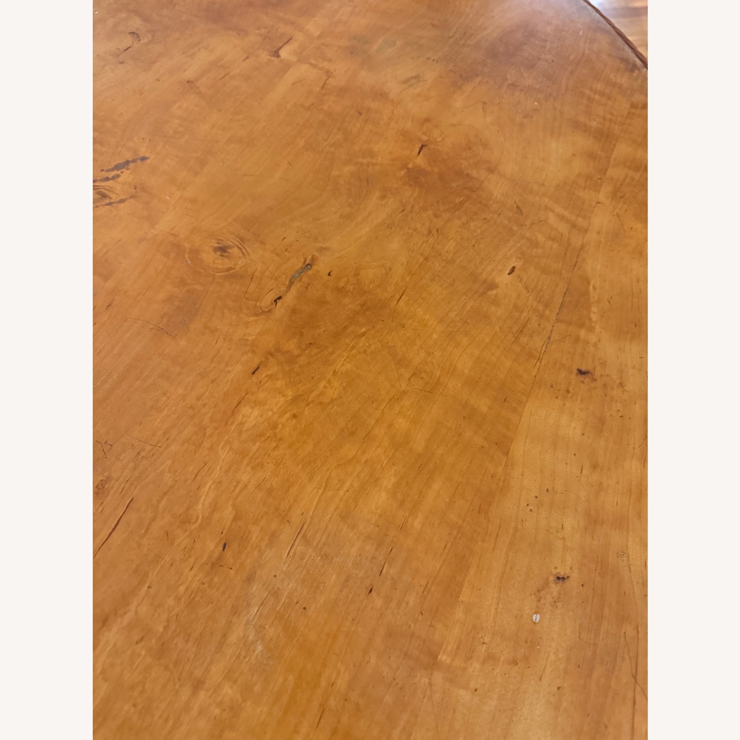 Antique Carved Oval Dining Table Solid Wood - image-5