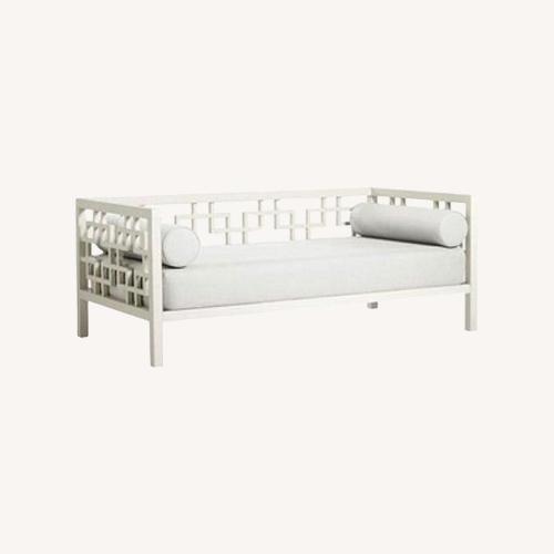 Used West Elm White Wood Daybed for sale on AptDeco