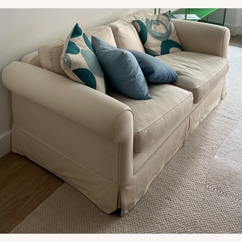 Used White Fabric Sleeper Sofa for sale on AptDeco