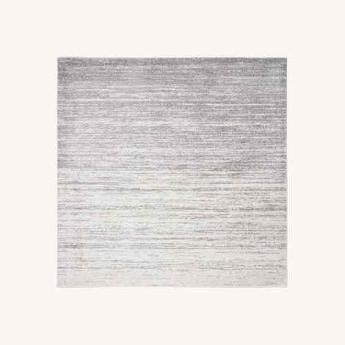 Used Silver Area Rug 7' x 7' for sale on AptDeco