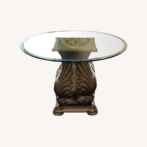 Used Taylor Made Custom Furniture Gold Dining Table for sale on AptDeco