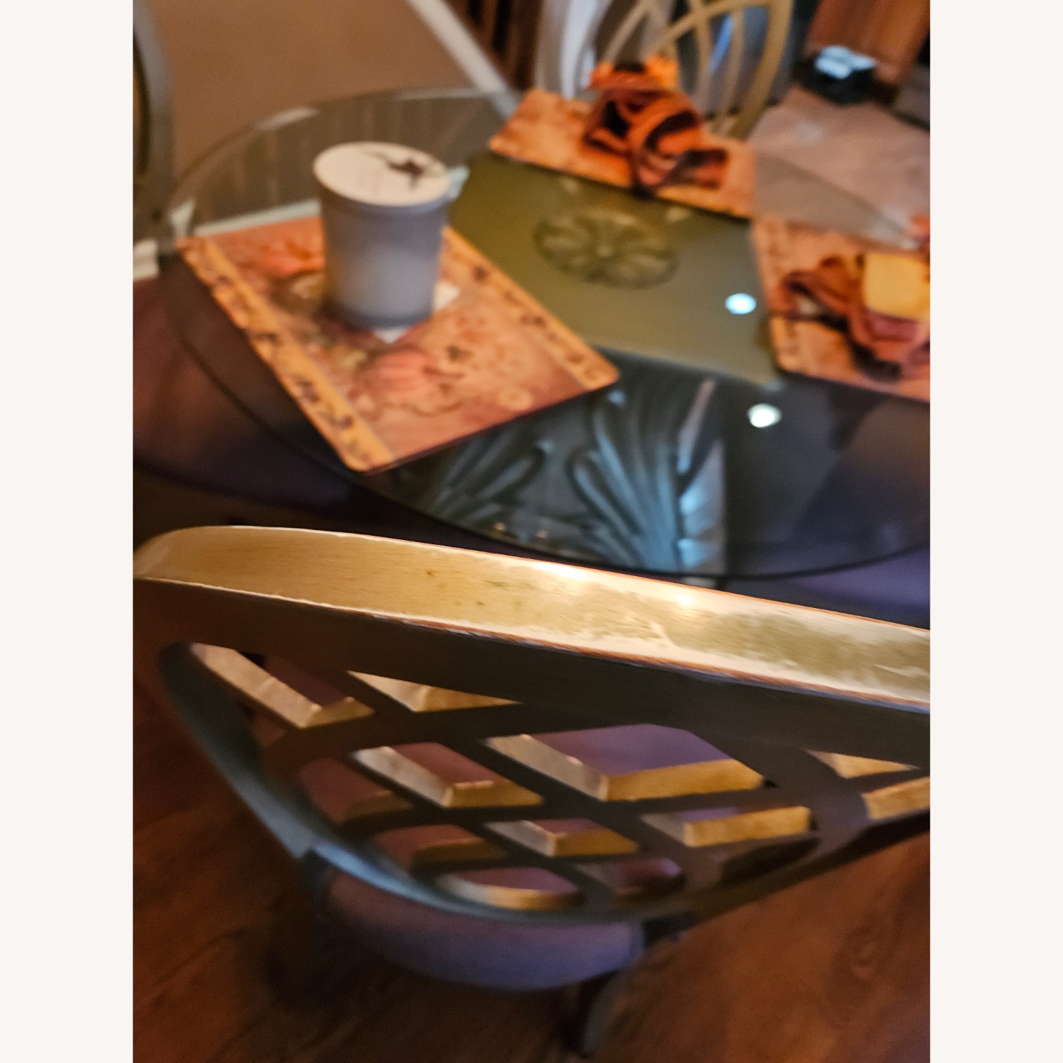 Taylor Made Custom Furniture Gold Dining Table - image-2