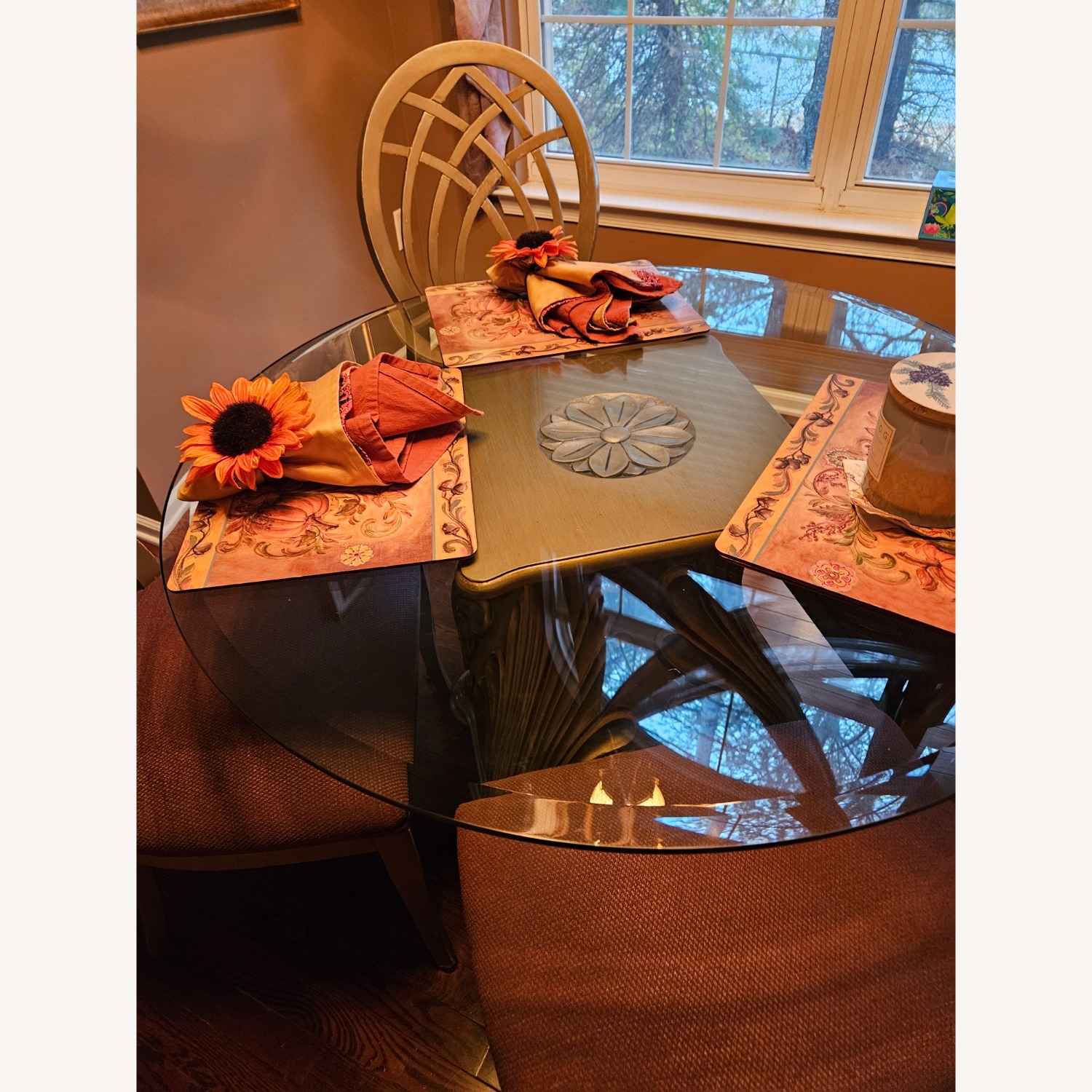 Taylor Made Custom Furniture Gold Dining Table - image-3