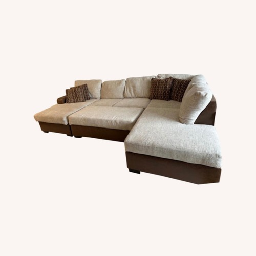 Used Bob's Discount Furniture 3+ Piece Sectional for sale on AptDeco