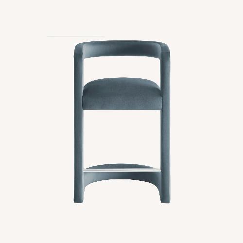 Used Modway Blue Velvet Stools for sale on AptDeco