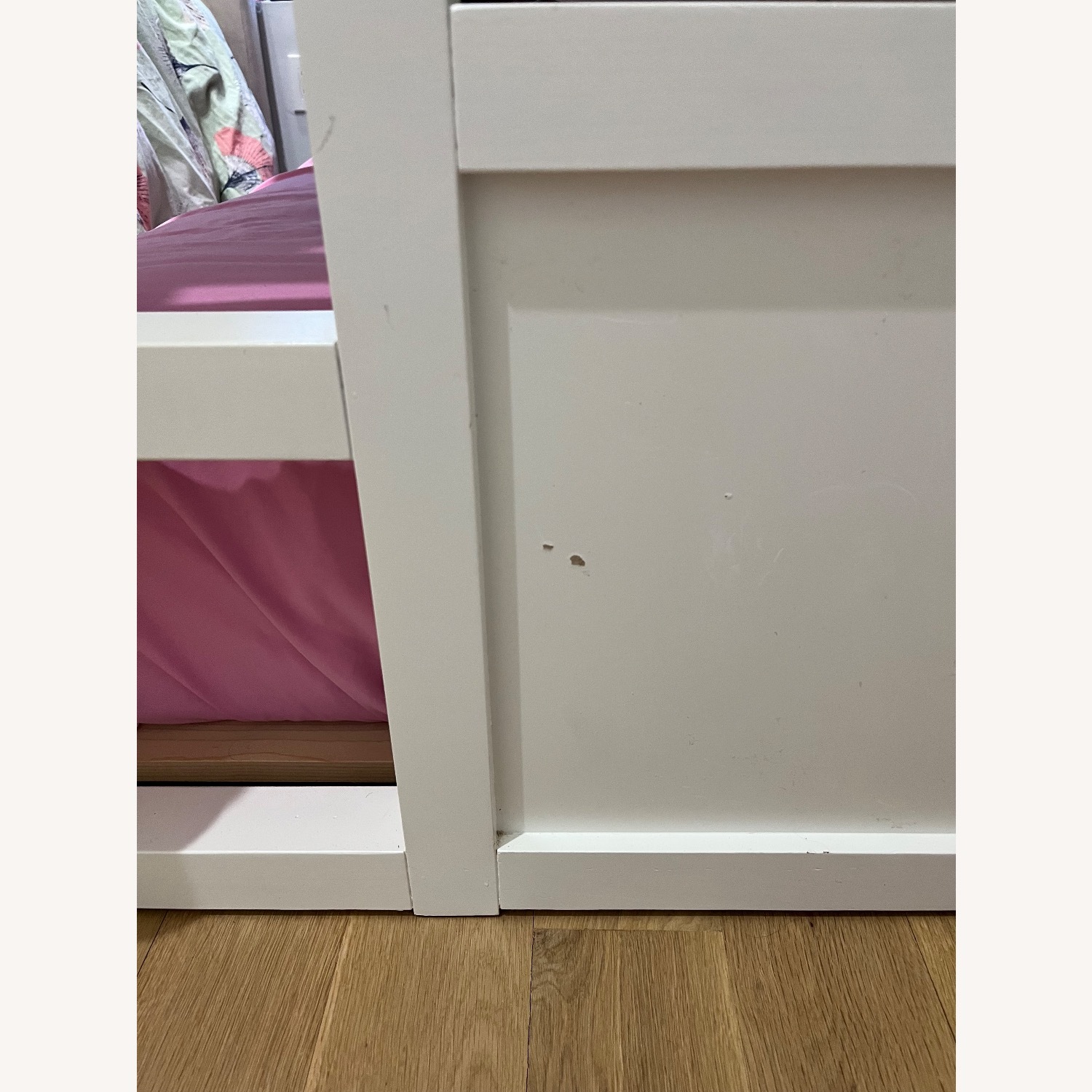 Crate & Barrel White Wood Bunk Bed - image-5