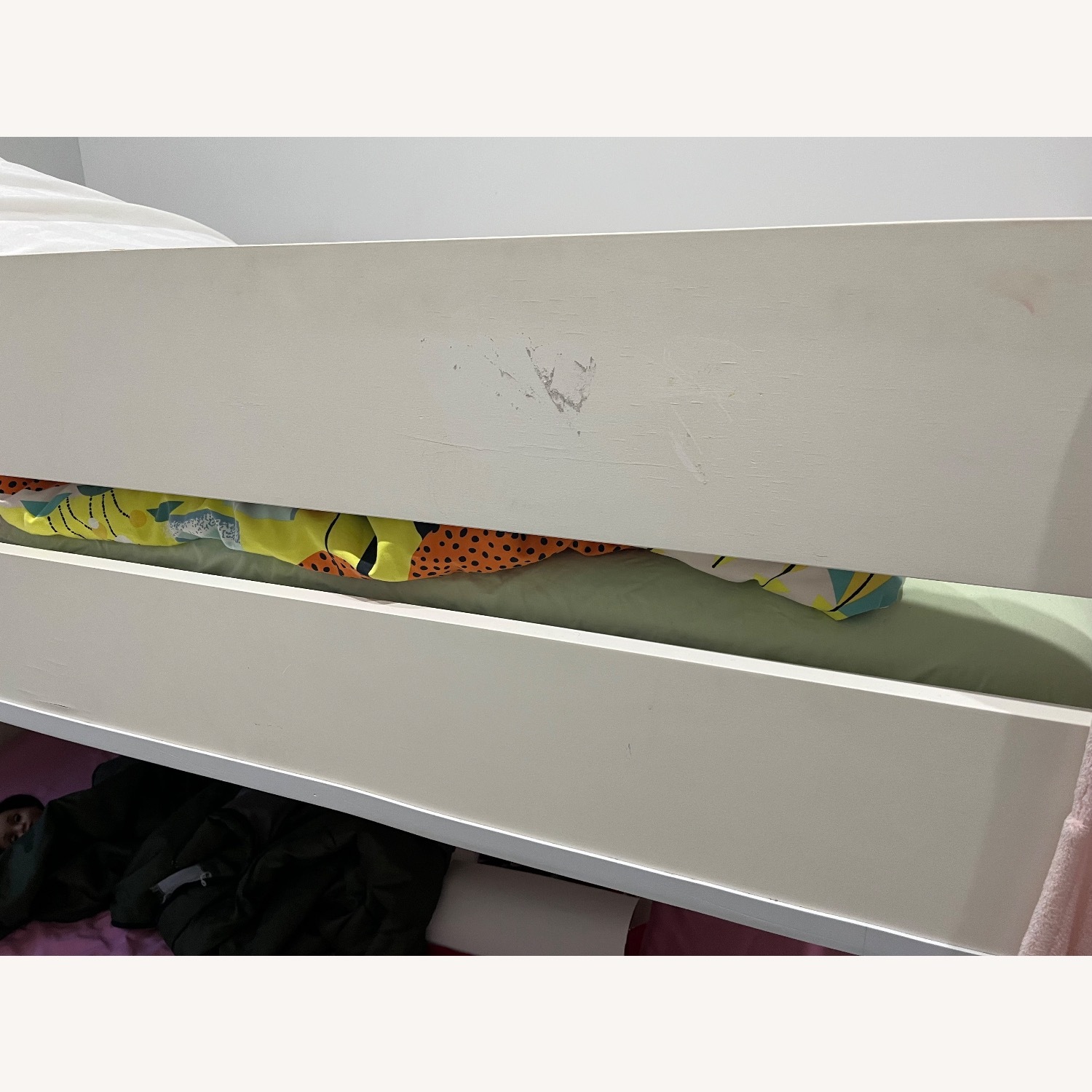 Crate & Barrel White Wood Bunk Bed - image-6