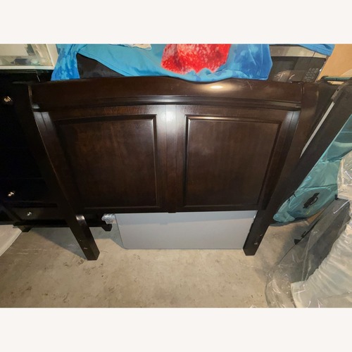 Used Ashley Furniture Ridgley Queen Bed for sale on AptDeco