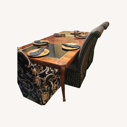 Used Century Furniture Dark Brown Wood Dining Table for sale on AptDeco