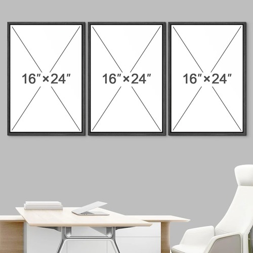 Used Wayfair Idea4wall Black Wood Wall Art for sale on AptDeco