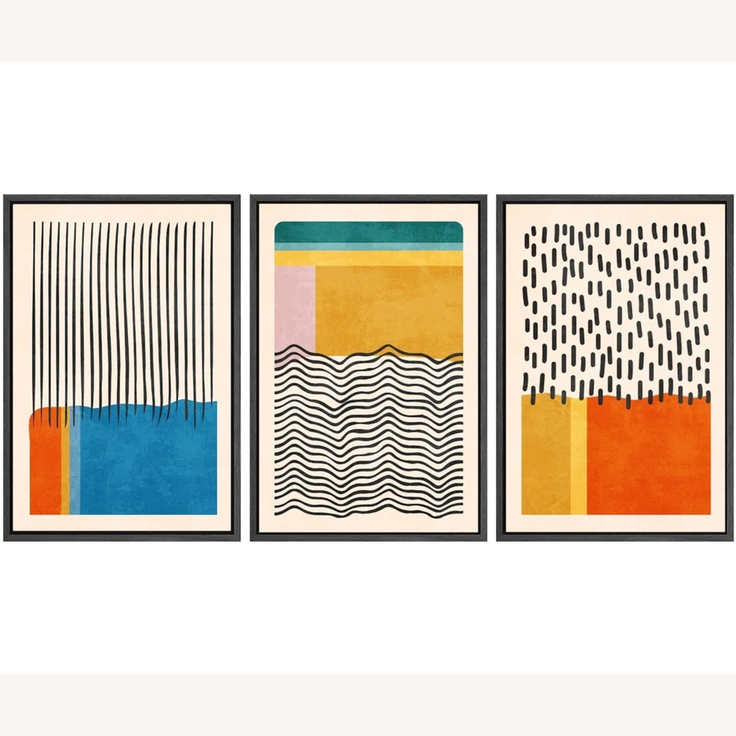 Wayfair Idea4wall Black Wood Wall Art - image-2