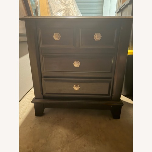 Used Ashley Ridgley Dark Brown Nightstands for sale on AptDeco