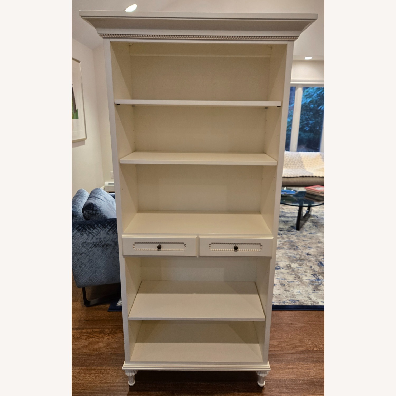Princess White Wood Bookcase - image-1
