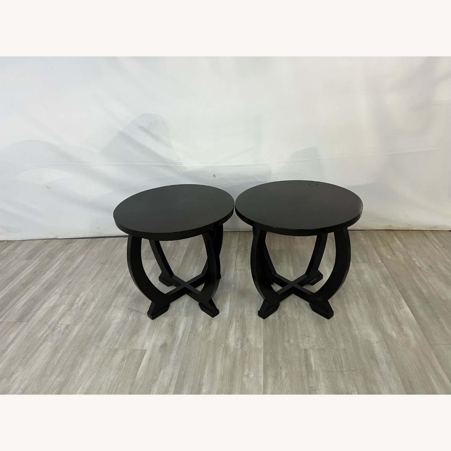 Walker Zabriskie Bow Leg Side Table Set of 2 - image-2