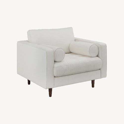 Used Article Sven Natural Fabric Loveseat for sale on AptDeco