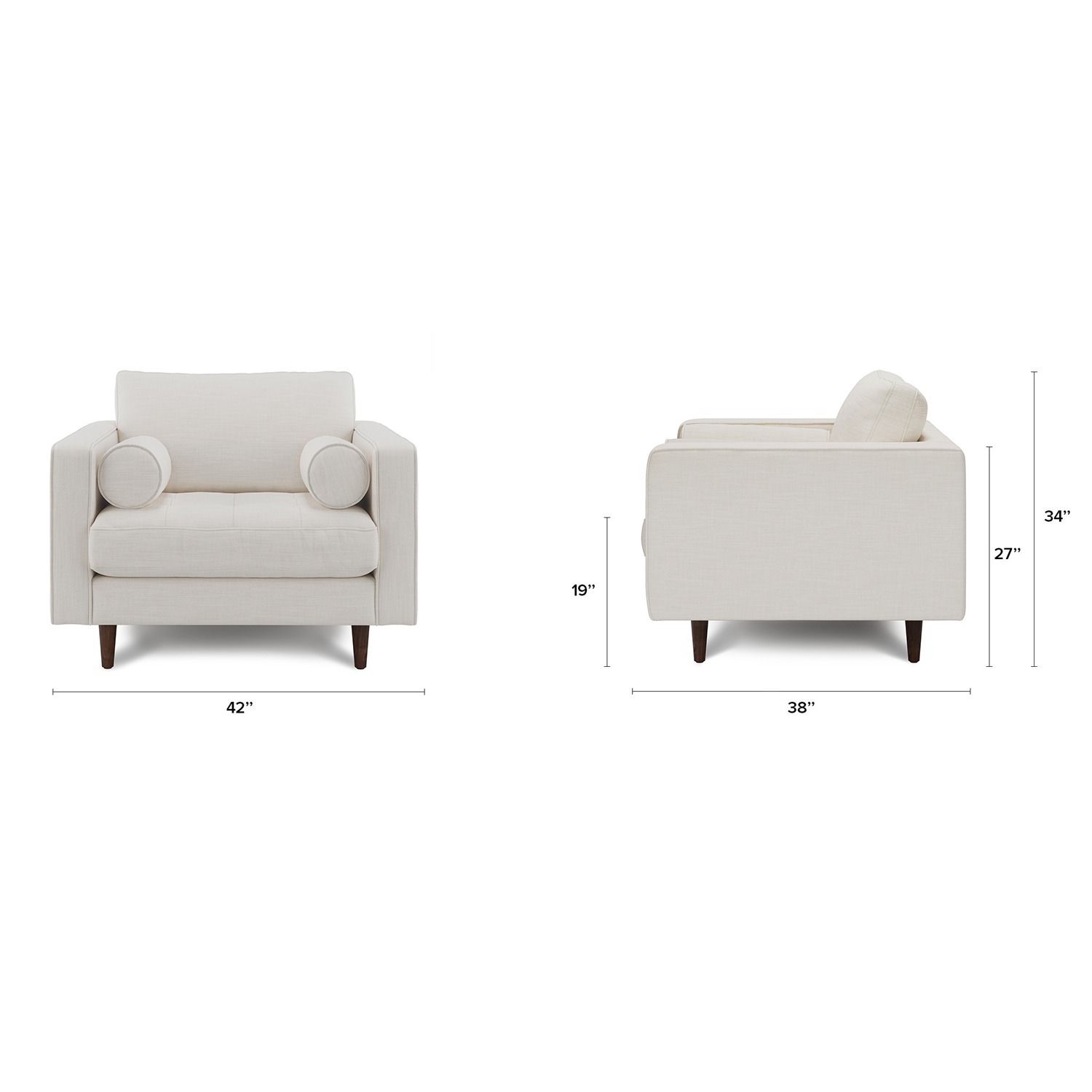 Article Sven Natural Fabric Loveseat - image-5