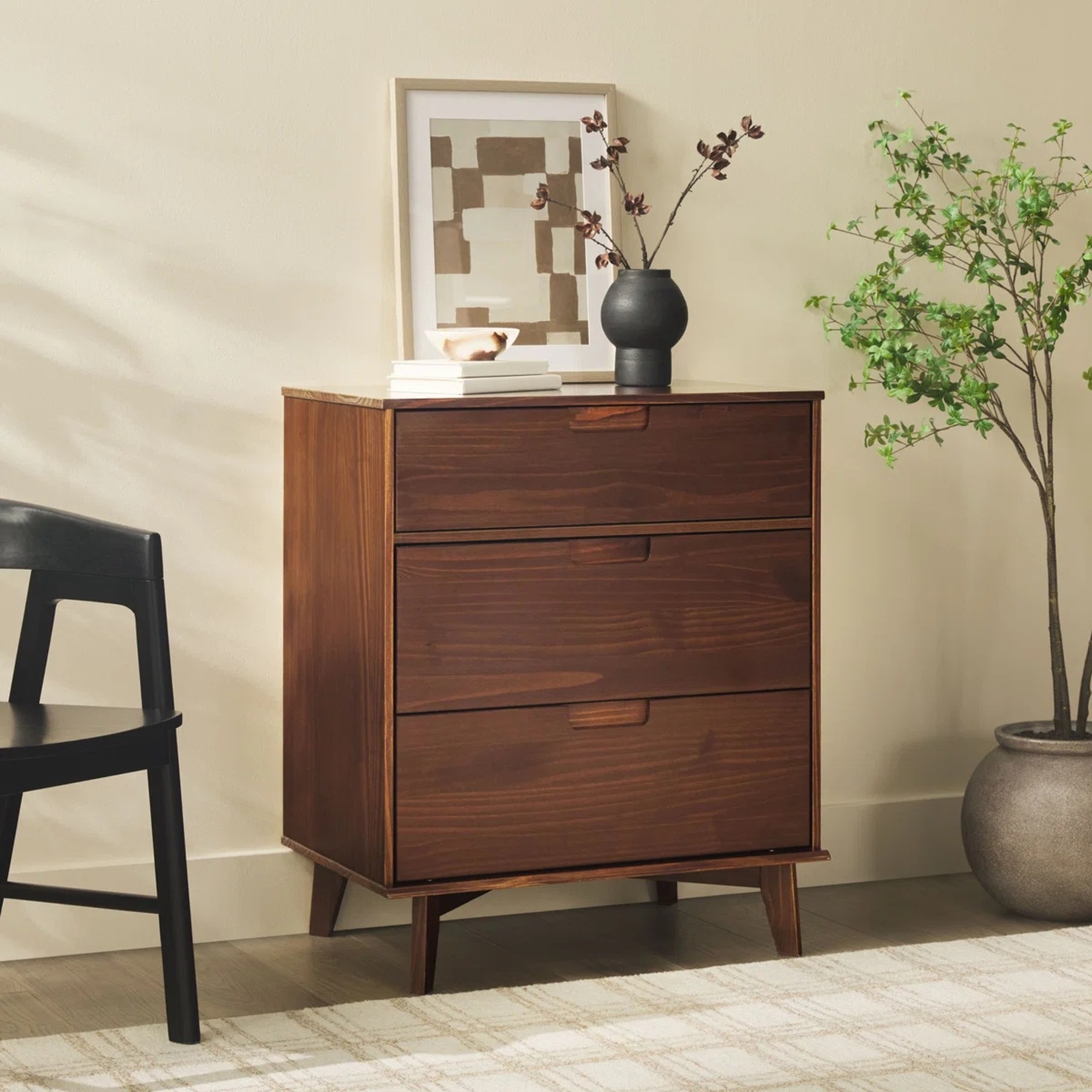 Wayfair Dark Brown Wood Dresser - image-7