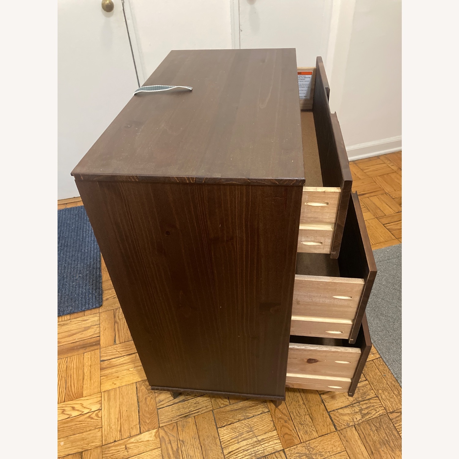 Wayfair Dark Brown Wood Dresser - image-3