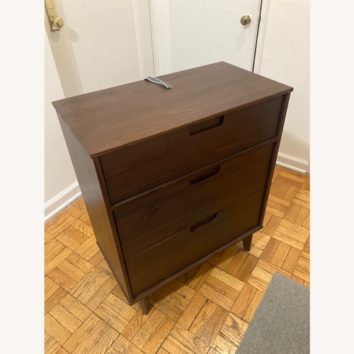 Used Wayfair Dark Brown Wood Dresser for sale on AptDeco
