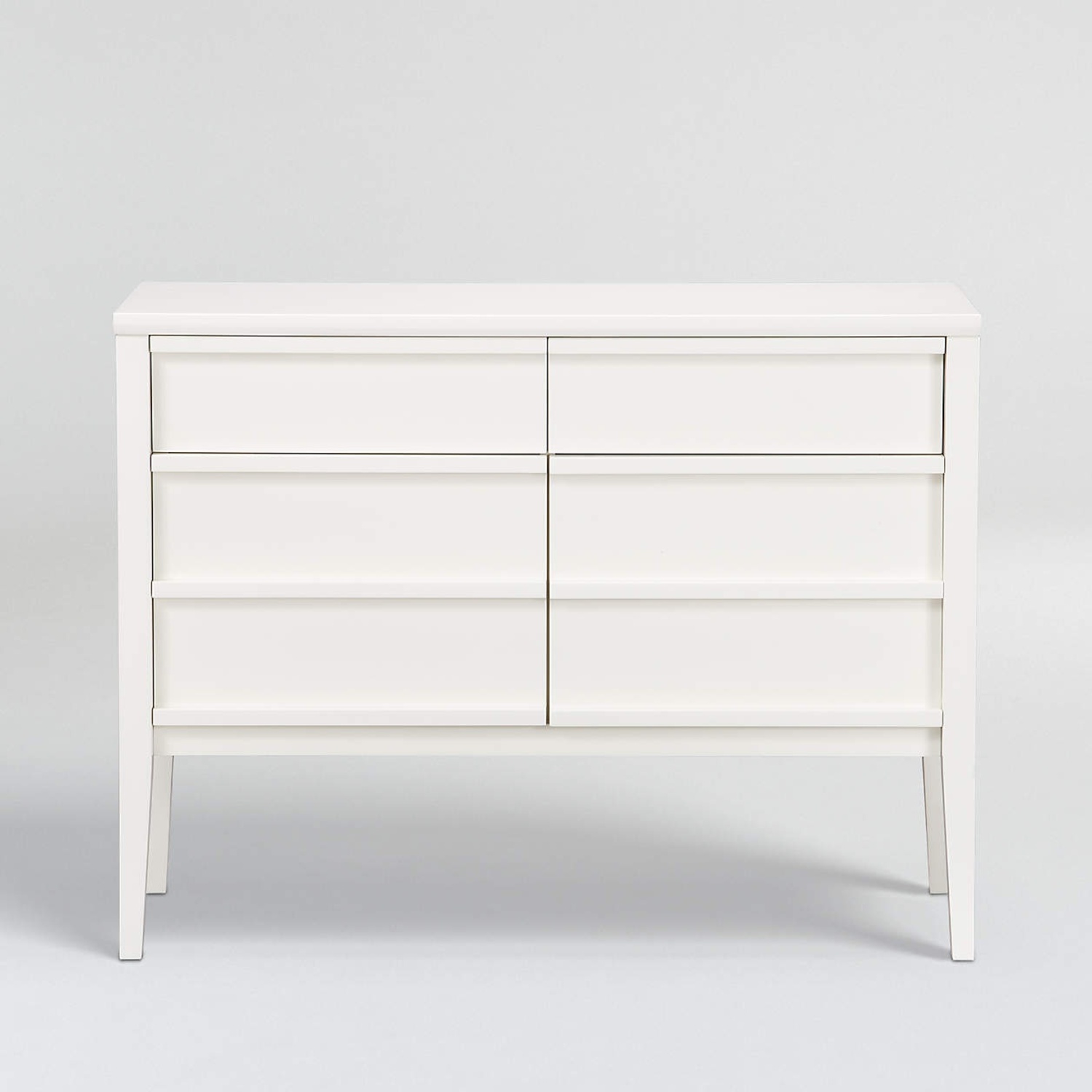 Crate & Barrel White Changing Table - image-0