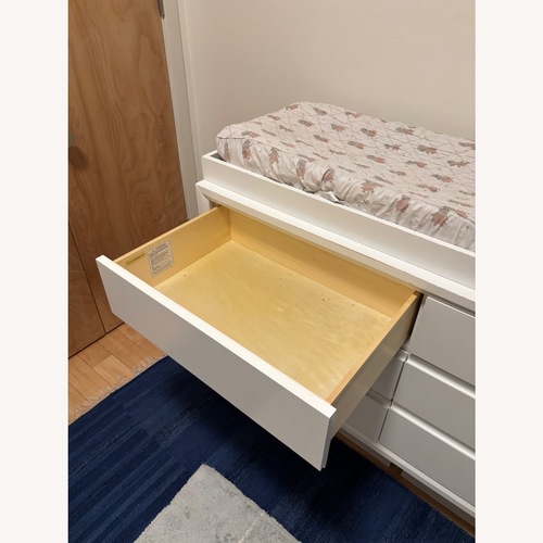 Used Crate & Barrel White Changing Table for sale on AptDeco
