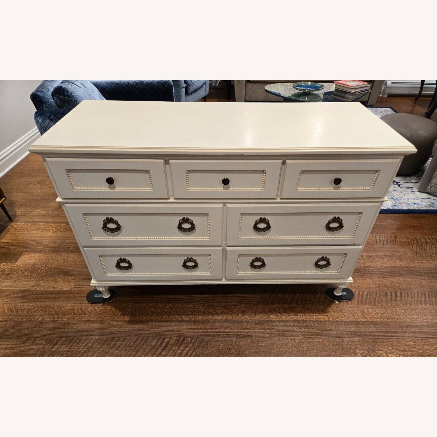 Princess White Wood Dresser - image-1