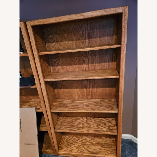 Used Kings Furniture Natural Wood Bookcase for sale on AptDeco
