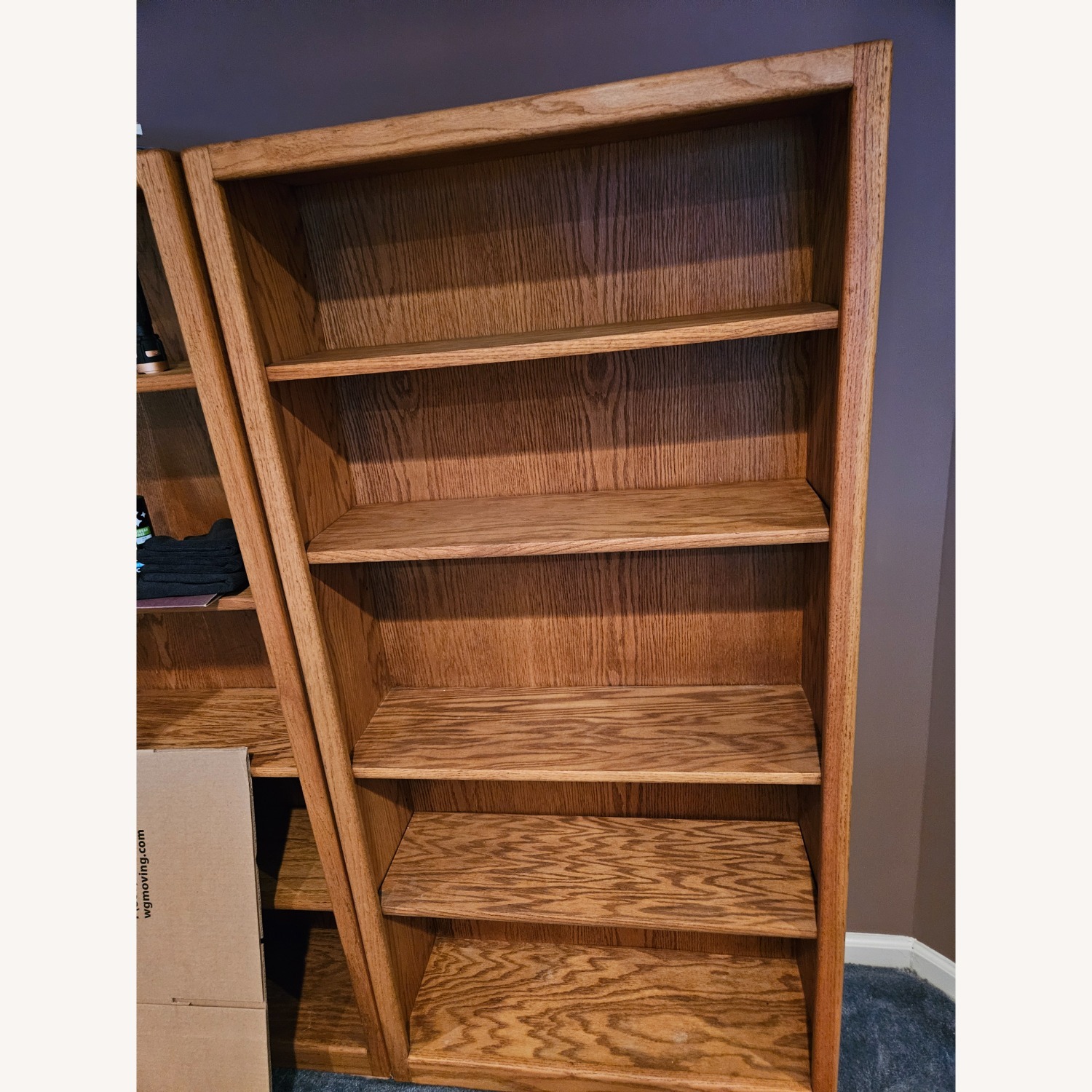 Kings Furniture Natural Wood Bookcase - image-3