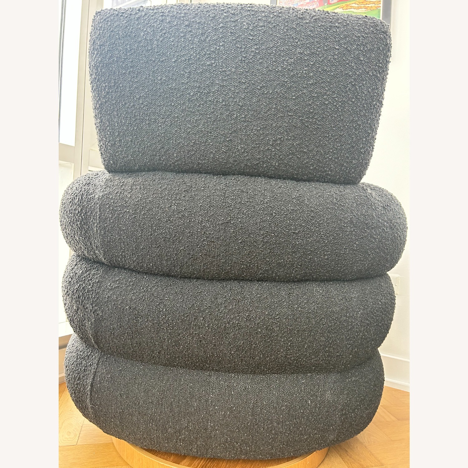 Crate & Kids Black Boucle Nursing Chair - image-6