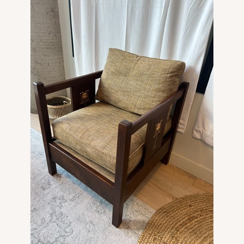 Used Stickley Audi Handcraft Inlay Armchair for sale on AptDeco