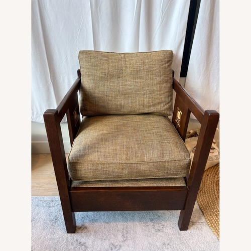 Used Stickley Audi Handcraft Inlay Armchair for sale on AptDeco