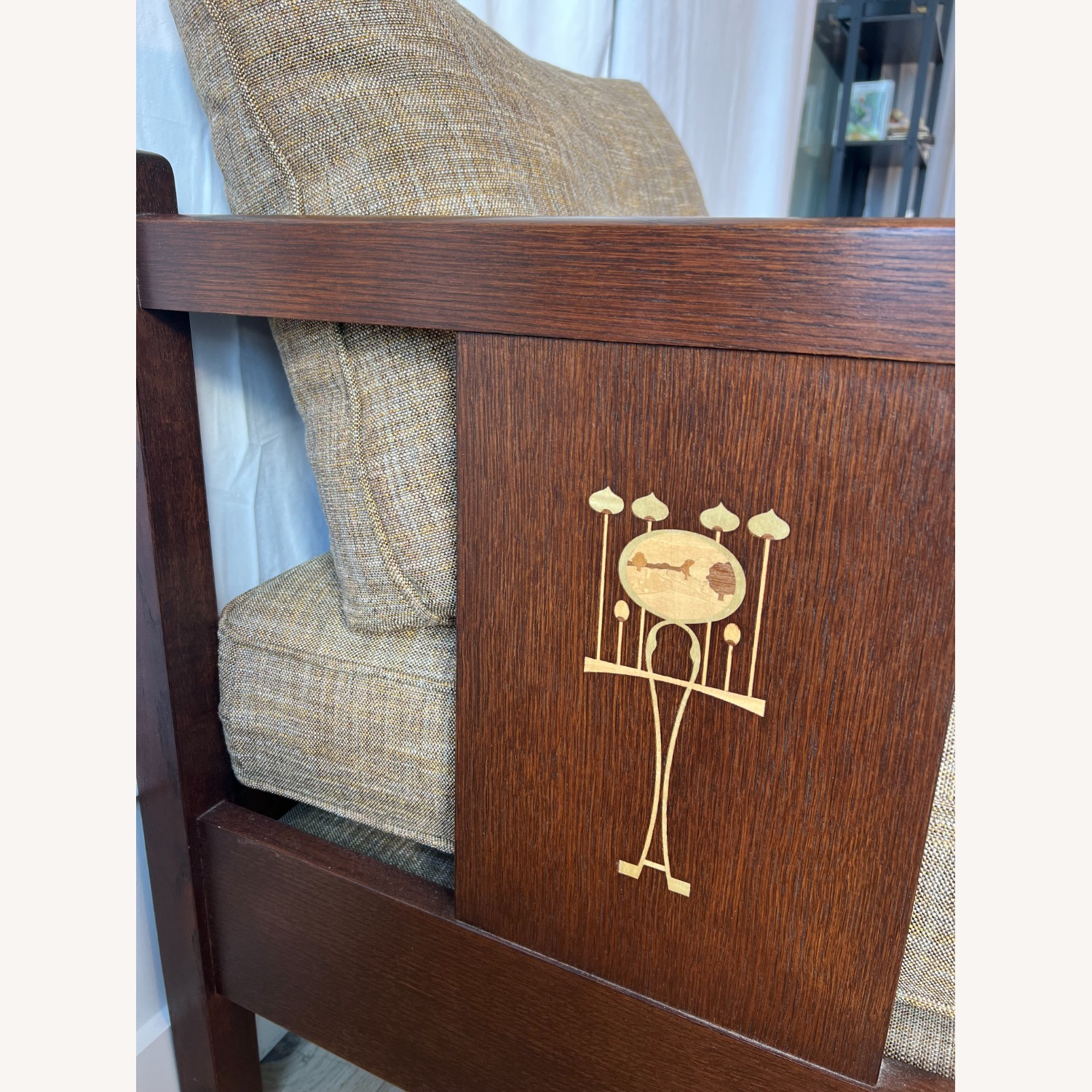 Stickley Audi Handcraft Inlay Armchair - image-4