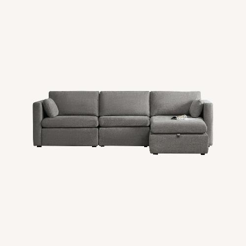Used Chita Delaney 4-Seat Modular Sofa Chaise for sale on AptDeco