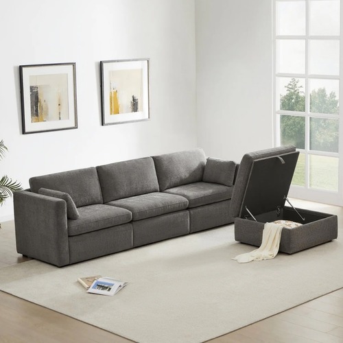 Used Chita Delaney 4-Seat Modular Sofa Chaise for sale on AptDeco