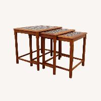 Set of Vintage Danish Modern Teak Nesting Tables