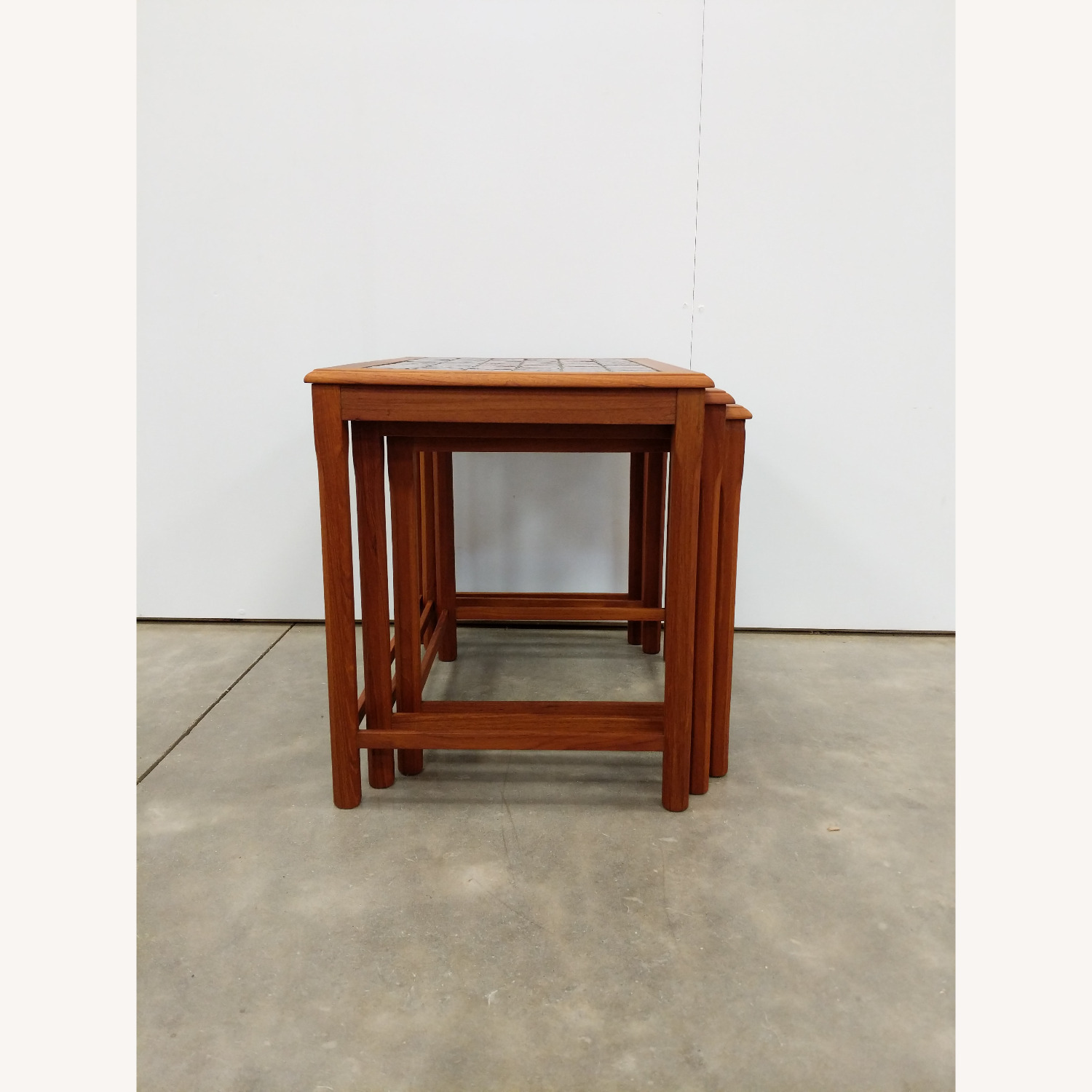 Set of Vintage Danish Modern Teak Nesting Tables - image-6